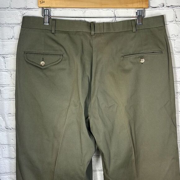 Vintage Polo by Ralph Lauren Pleated Front Mens Chino Pants Trousers size 38 - Picture 4 of 9